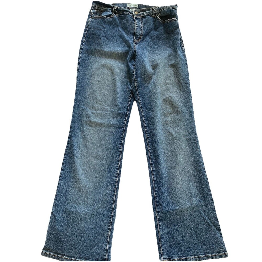 Kim Roger’s Women’s Jeans Size 14 Boot Cut Good Condition Stretch Designed
